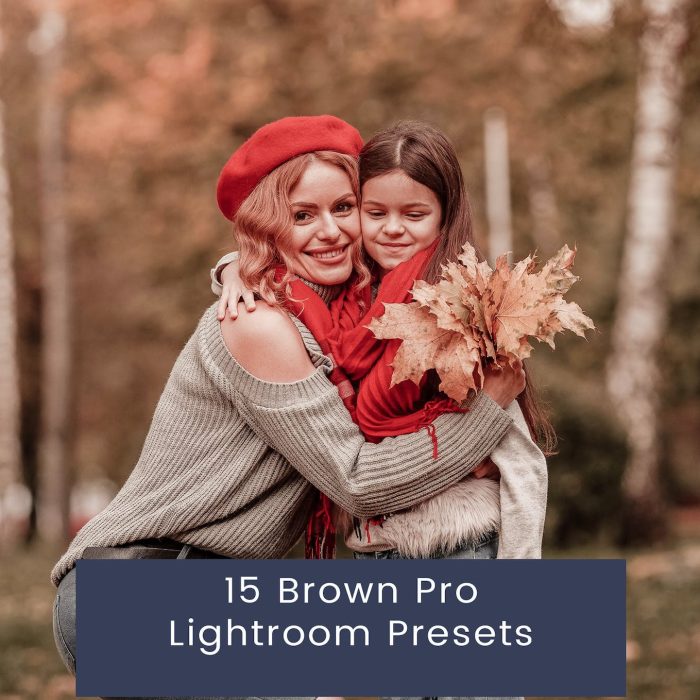 [胶片LR预设]咖啡棕色电影胶片人像Lightroom预设15 Brown Pro Lightroom Presets