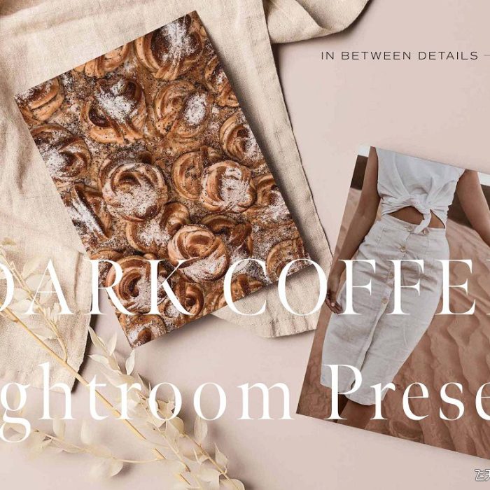 [人像LR预设]黑咖啡焦糖色调调色LR预设/APP滤镜 Dark Coffee Lightroom Presets