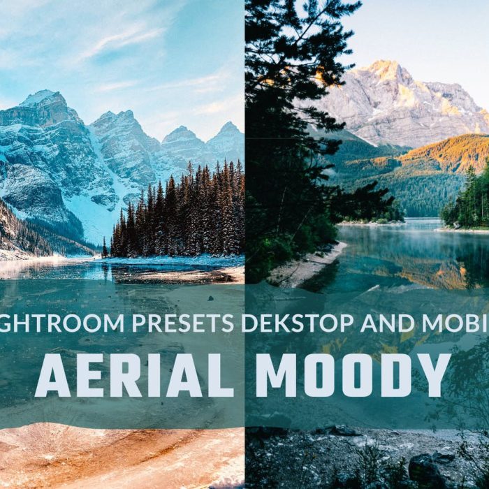 [风光LR预设]情绪电影风光摄影后期调色Lightroom预设 Aerial Moody Lightroom Presets