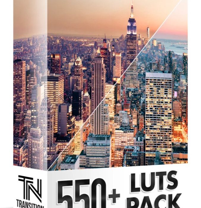 550多个专业婚礼人像城市风景旅拍电影胶片视频调色LUT预设
