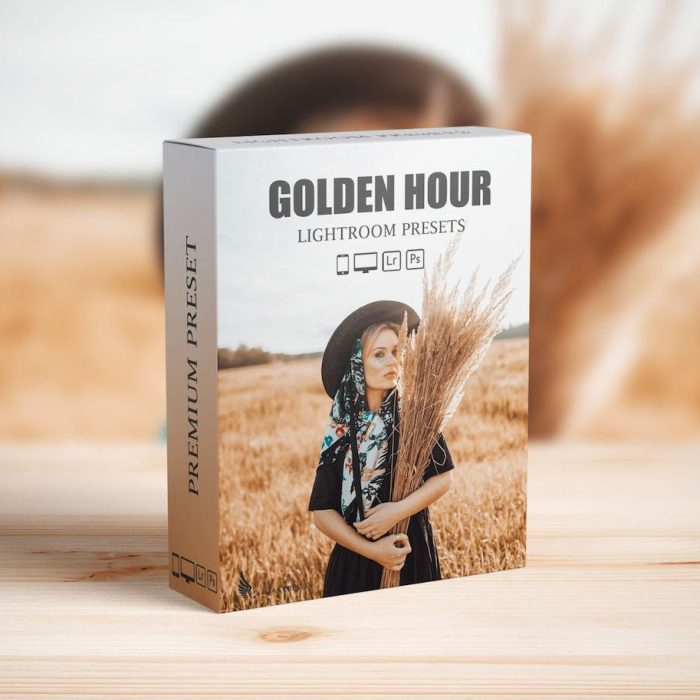 [人像LR预设]黄金时段LR预设 Golden Hour Bright Blogger Insta Lightroom Presets