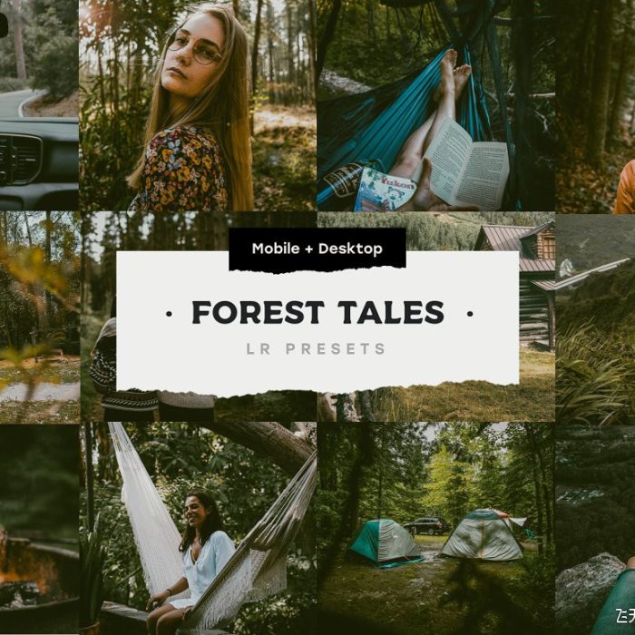 [旅拍LR预设]森系旅拍电影INS滤镜胶片LR预设 Forest Tales Lightroom Presets
