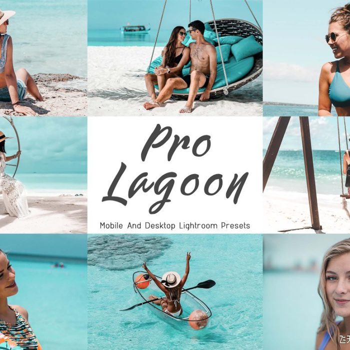 [旅拍LR预设]夏季旅拍海洋中性蓝绿色调LR预设/移动APP滤镜 Lightroom Presets Neo Lagoon