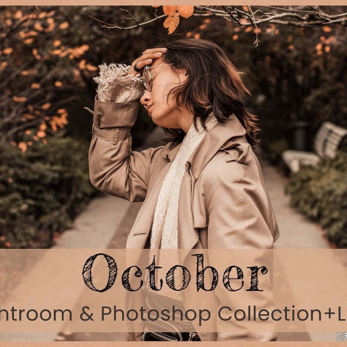 [人像LR预设]波西米亚奶油米色和棕色Lightroom预设 October Lightroom Presets
