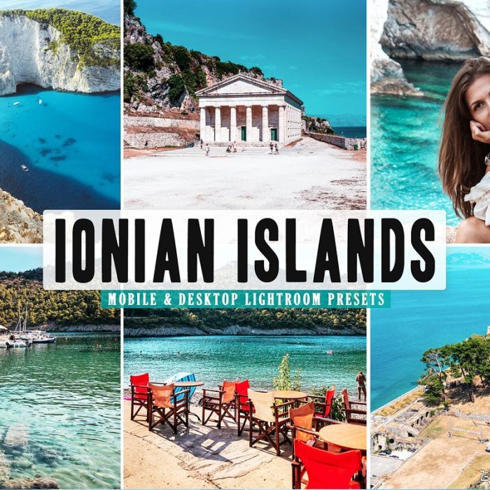 [旅拍LR预设]爱奥尼亚群岛旅拍风光人像LR预设/移动APP预设 Ionian Islands Pro Lightroom Presets