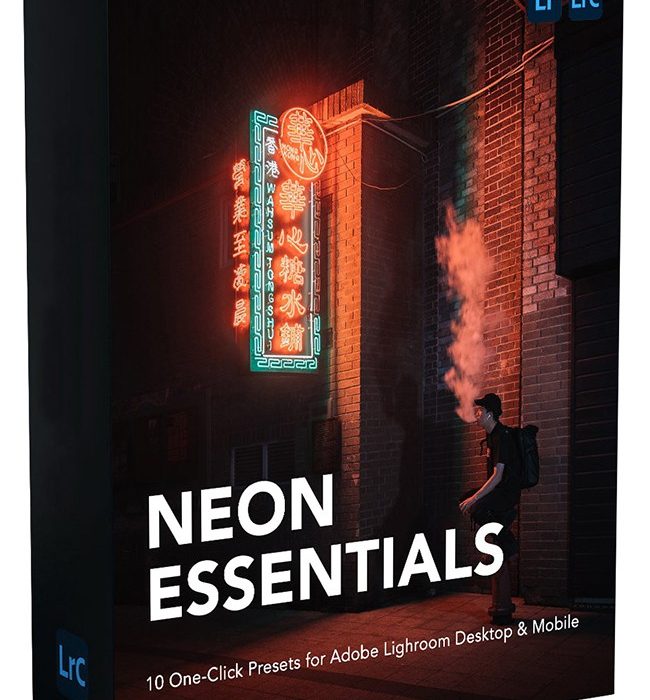 [风光LR预设]霓虹夜景城市风光人像Lightroom预设 Urbexmode -NEON ESSENTIALS PACK