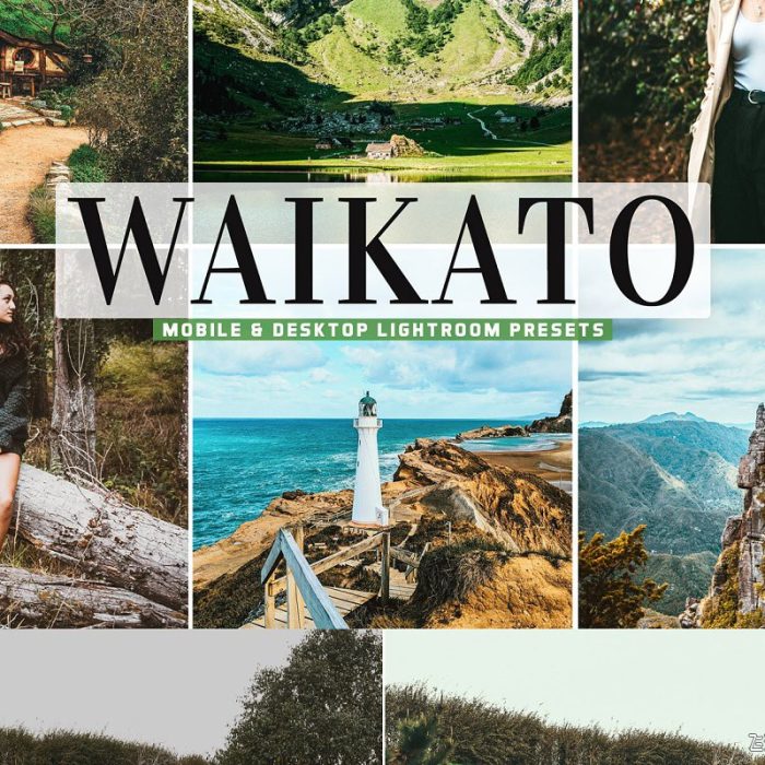 [旅拍LR预设]怀卡托旅拍人文风光Lightroom预设/移动APP预设 Waikato Pro Lightroom Presets