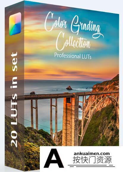 旅拍风光人像视频调色颜色分级LUT预设 Color Grading LUTs