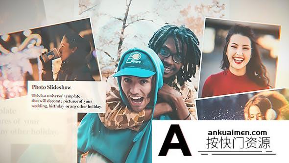 [相册AE模板]温馨回忆照片相册片头AE模板- Photo Slideshow