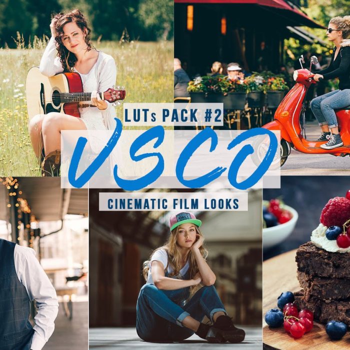 VSCO电影Vlog视频剪辑后期调色LUT预设 VSCO Cinematic LUTs