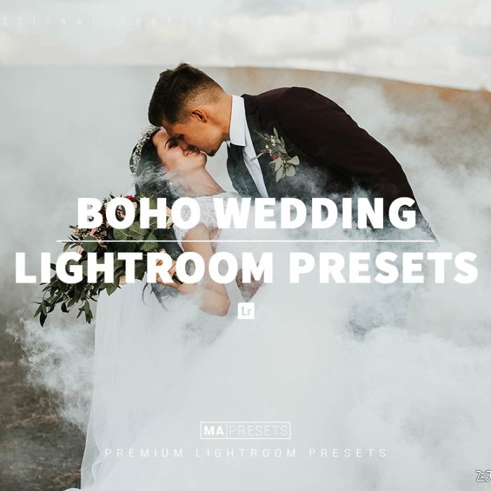[婚礼LR预设]波西米亚浪漫婚礼LR预设BOHO WEDDING Mobile & Desktop Lightroom Presets