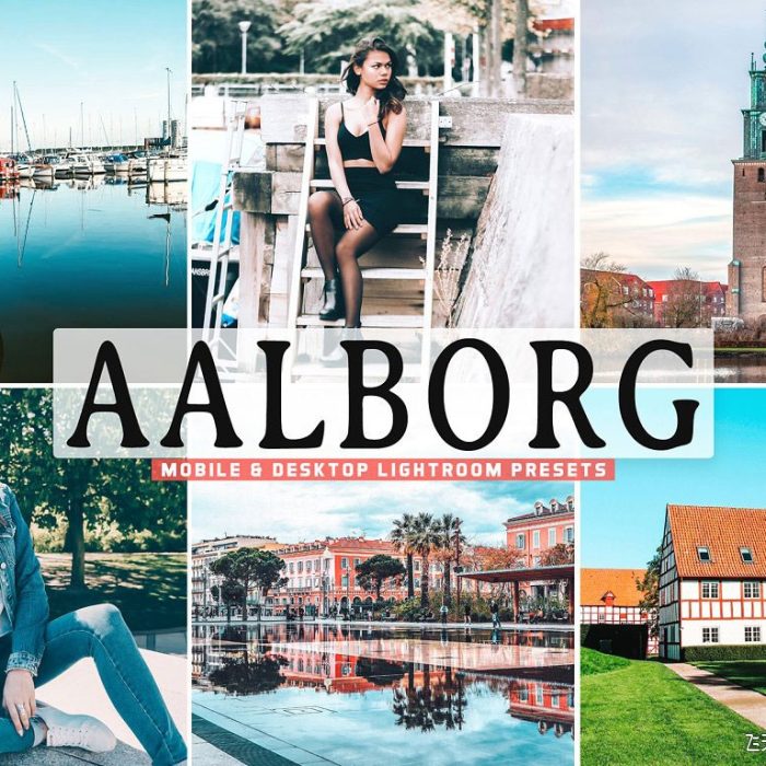 [旅拍LR预设]奥尔堡人文风光摄影Lightroom预设/手机APP滤镜 Aalborg Pro Lightroom Presets