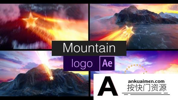[logo模板]仿派拉蒙电影开场Logo动画AE模板- Mountain Logo