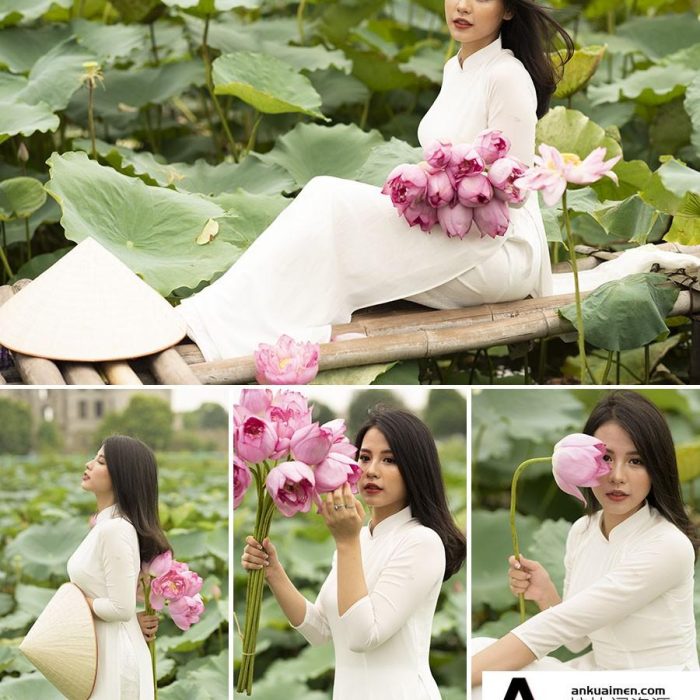 [古装汉服RAW原图]荷花池美女人像摄影RAW原片16P