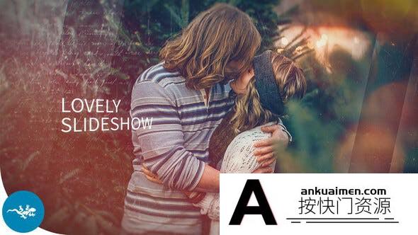 [相册AE模板]浪漫幻灯片视差图片展示开场AE模板- Dreamy Lovely Slideshow