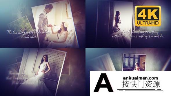 [相册AE模板]婚礼照片相册片头AE模板- Wedding Romantic Photo Slideshow