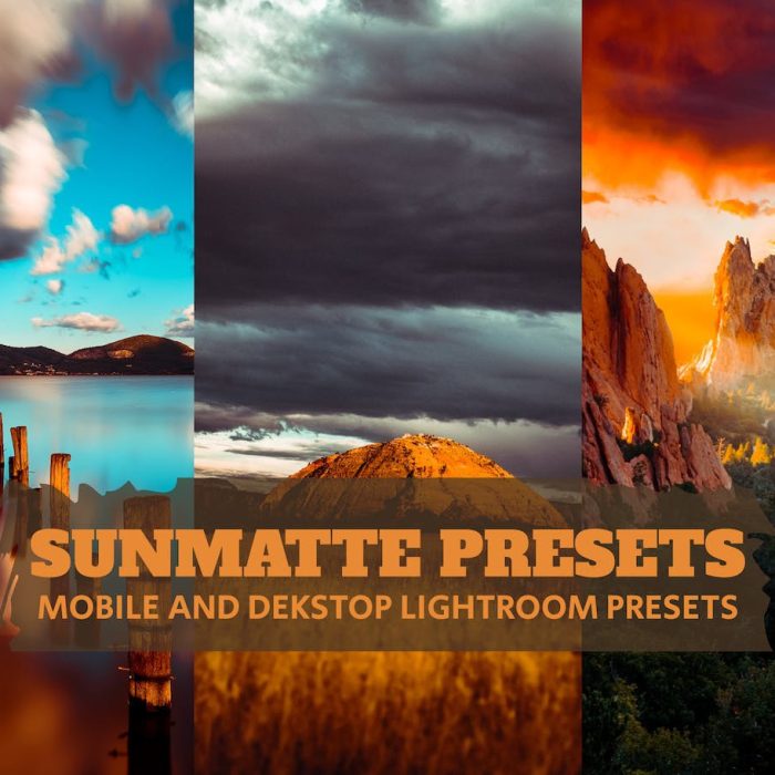 [风光LR预设]夏季旅行风光商业后期Lightroom预设 Sunmatte Presets Lightroom Presets