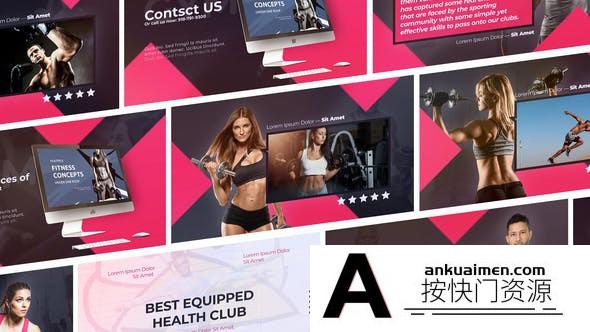 [宣传推广]体育健身宣传包装片头AE模板- SPORT Fitness and Workout Sport Gym