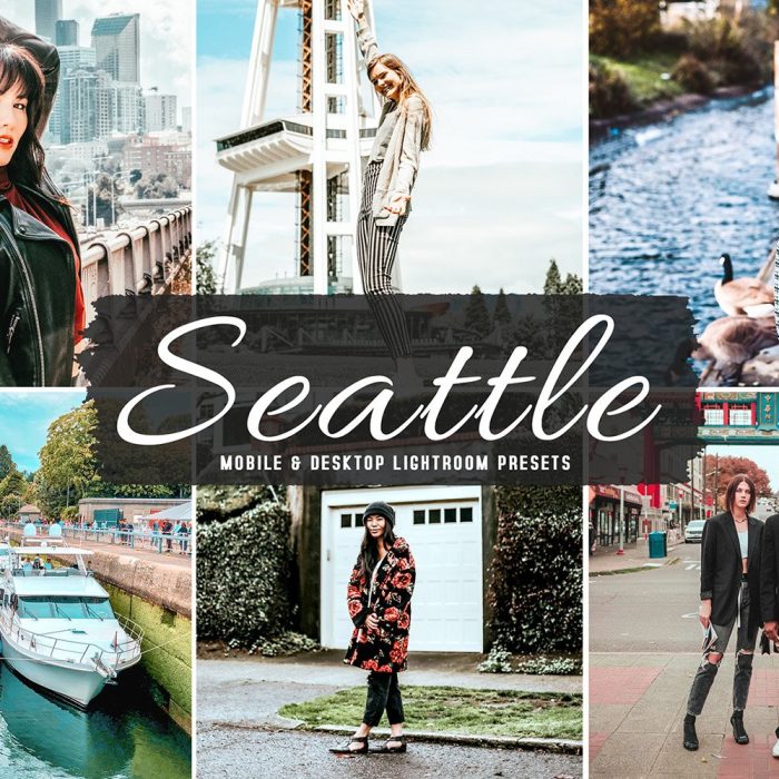 [旅拍LR预设]西雅图旅拍高对比人文风光Lightroom预设和移动LR预设 Seattle Lightroom Presets