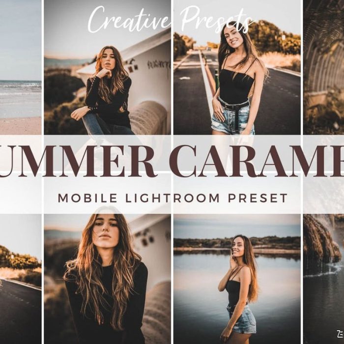 [人像LR预设]夏季旅拍焦糖人像Lightroom预设/手机LR预设 Summer Lightroom Presets