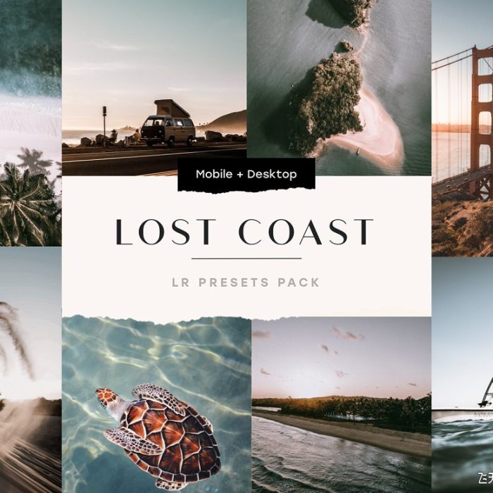 [风光LR预设]旅拍风光褪色电影胶片LR预设/APP预设 Faded Lightroom Presets Bundle