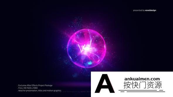 [logo模板]魔法球粒子Logo动画AE模板- Magic Orb Logo Reveal