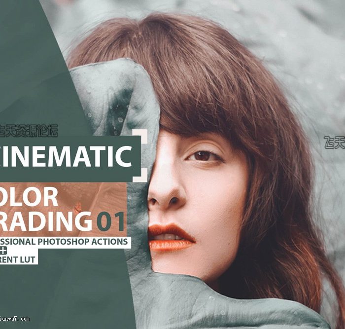 专业电影颜色分级视频调色 LUTs预设 Cinematic Color Grading 01