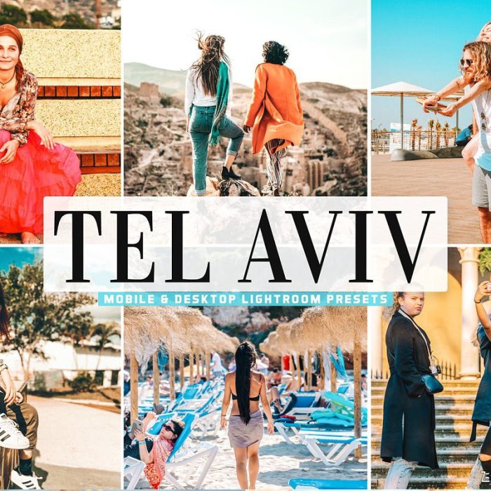 [旅拍LR预设]特拉维夫旅拍人像胶片感Lightroom预设/APP预设 Tel Aviv Lightroom Presets