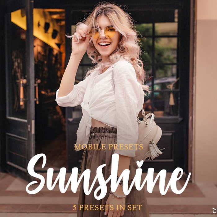 [人像LR预设]明亮通透复古人像LR预设+APP预设 Sunshine Lightroom Mobile Collection