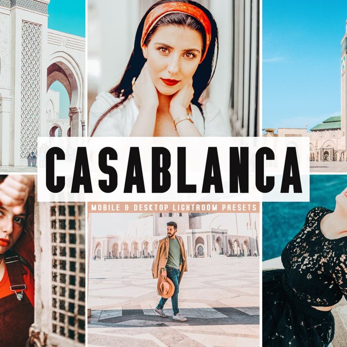 [胶片LR预设]卡萨布兰卡旅拍电影胶片LR预设+APP预设Casablanca Lightroom Presets