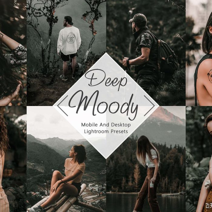 [人像LR预设]喜怒无常黑暗情绪旅拍人像LR预设/APP滤镜 Lightroom Presets Neo Deep Moody