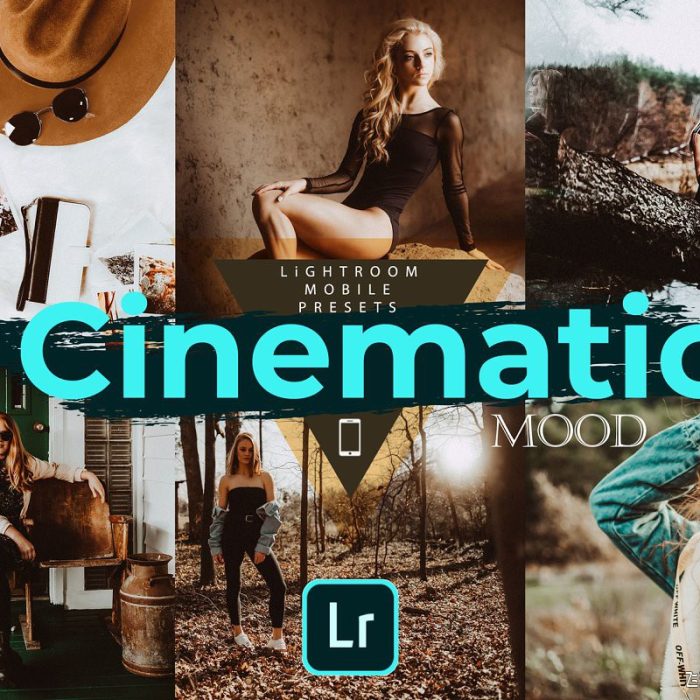 [手机版lr预设]Insta博客标志性电影人像手机LR预设 Cinematic Mood LR Mobile Presets