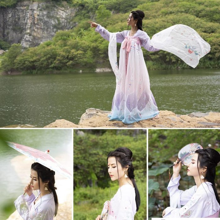 [古装汉服RAW原图]14张外拍古装美女摄影后期修图练习RAW原片素材