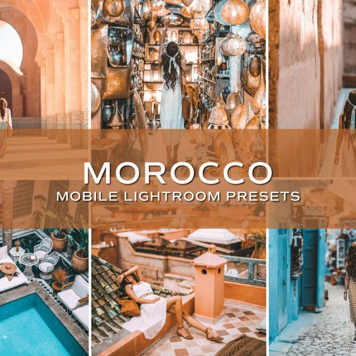 [旅拍LR预设]摩洛哥人文旅拍Lightroom预设/手机APP滤镜 Morocco Lightroom Presets