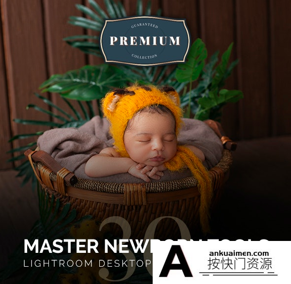 [新生儿童预设]新生儿皮肤修饰LR预设/移动APP滤镜 Master Newborn Lightroom Presets