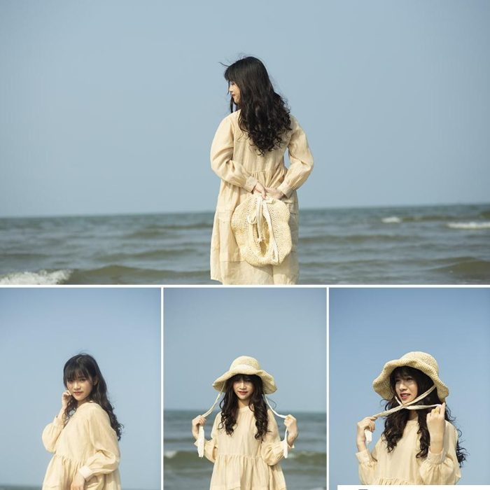 [时尚人像RAW原图]海边写真人像美女摄影RAW原片48P