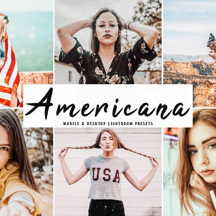 [胶片LR预设]褪色电影胶片Lightroom预设+手机版LR预设 Americana Lightroom Presets