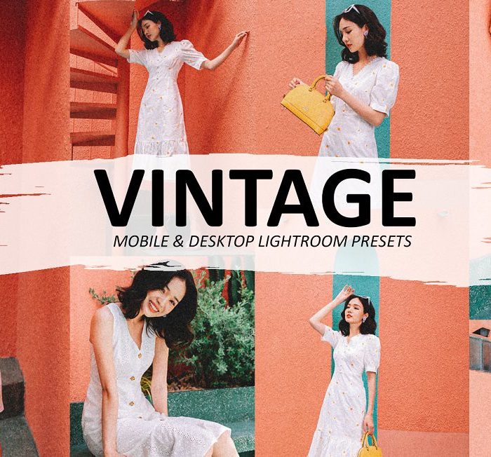 [胶片LR预设]经典复古胶片INS风Lightroom预设/手机APP滤镜 Vintage Preset For Lightroom
