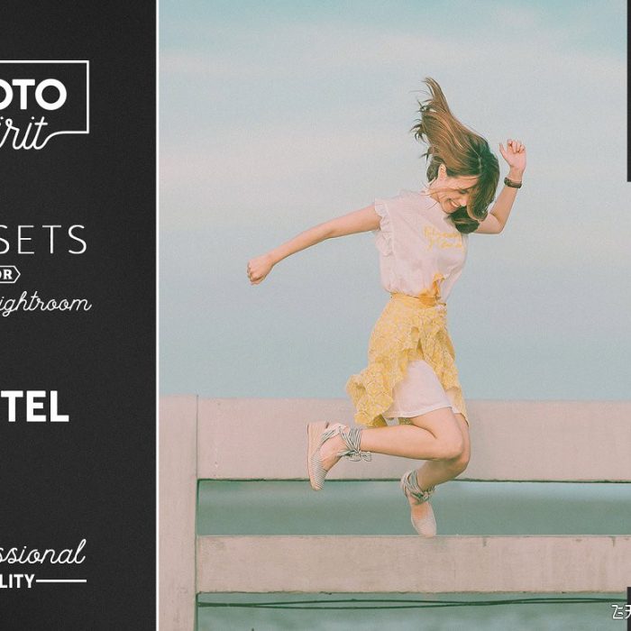 [胶片LR预设]淡雅胶片色彩人像后期调色Lightroom预设 Pastel LR Presets Mobile + Desktop