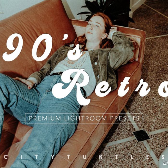 [胶片LR预设]90年代复古情绪人像Lightroom预设 90’S RETRO Moody Lightroom Presets