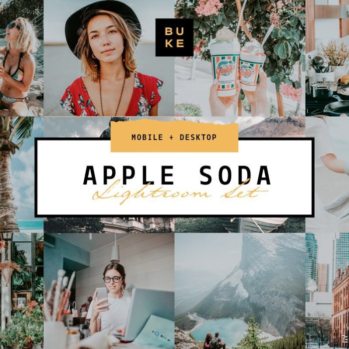 [旅拍LR预设]城市旅拍褪色大气温暖胶片Lightroom预设 Apple Soda Lightroom Preset