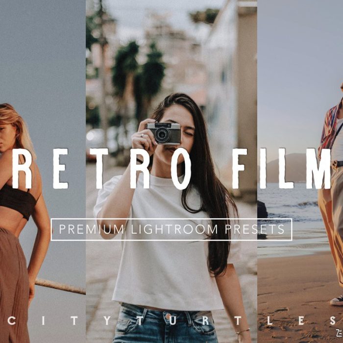 [胶片LR预设]复古电影胶片Lightroom预设/APP预设 RETRO FILM Lightroom Presets Pack