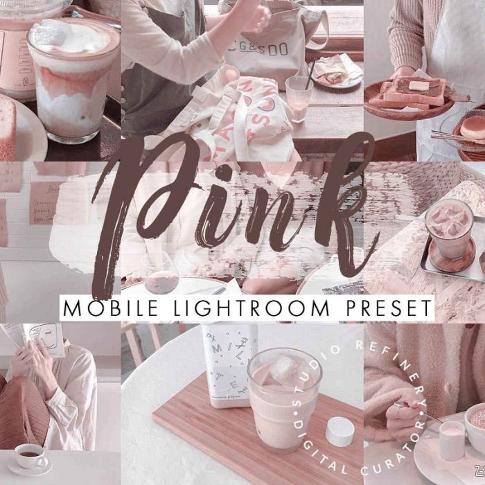 [人像LR预设]灰粉色莫兰迪色调LR预设+移动APP预设 PASTEL CREAM Lightroom Presets