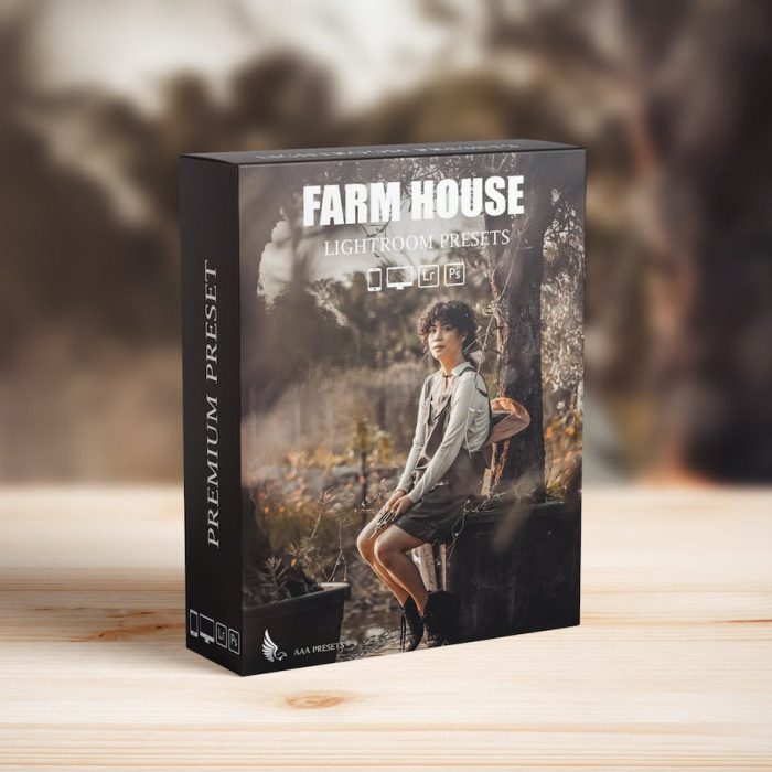 [人像LR预设]乡村电影胶片人像Lightroom预设 Farm House Lightroom Presets