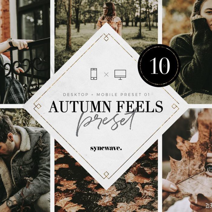 [旅拍LR预设]秋天气息外拍风景人像LR预设/APP预设 Autumn Feels Lightroom Presets