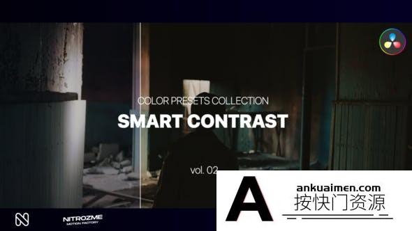 电影视频智能对比LUT预设第2卷Smart Contrast LUT Collection Vol. 02