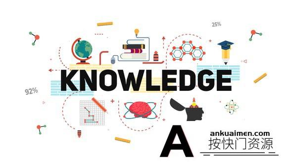 [MG模板]在线教育介绍扁平化MG场景AE模板- Online Learning Typography
