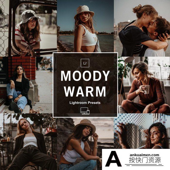[人像LR预设]温暖情绪人像Lightroom预设 MePresets-Moody Warm Lightroom Presets