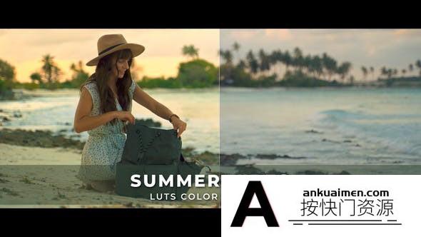 夏日风情电影视频MV后期调色LUT预设 Summer Vibes Luts