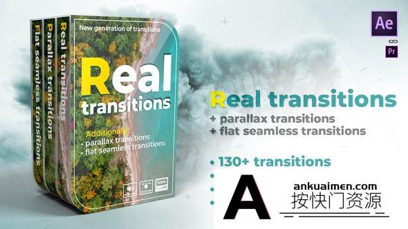 [AE转场]AE模板-手机电视投影照片真实视频转场 Real transitions